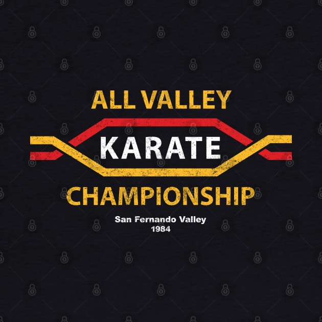 All Valley Karate Championship 1984 - vintage logo by BodinStreet